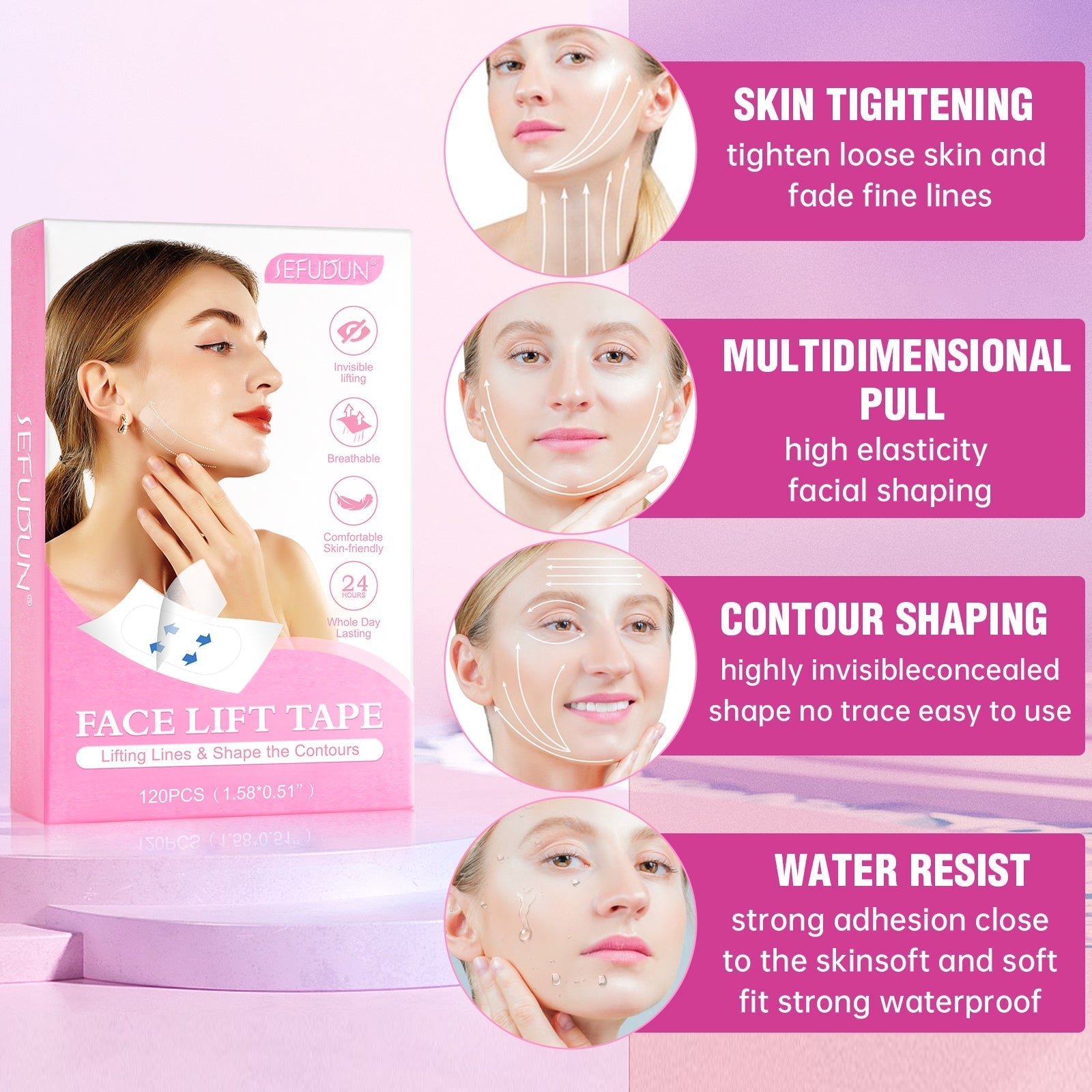 InvisiLift™ - Face Lifting Tape
