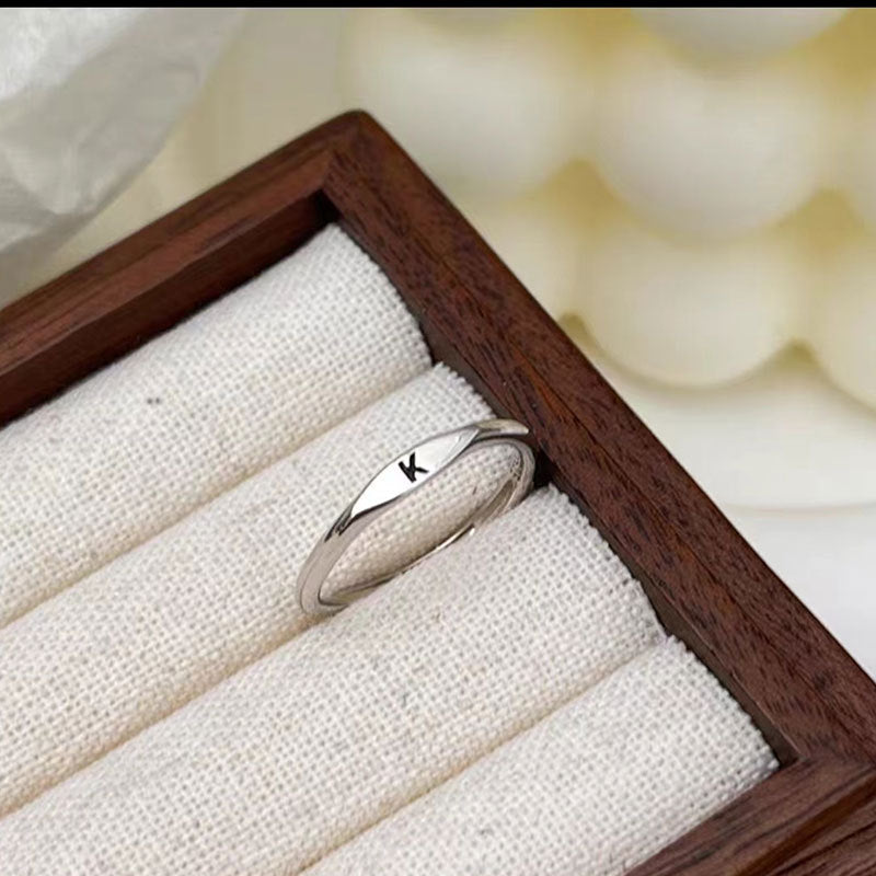 Initia™ Letter Ring