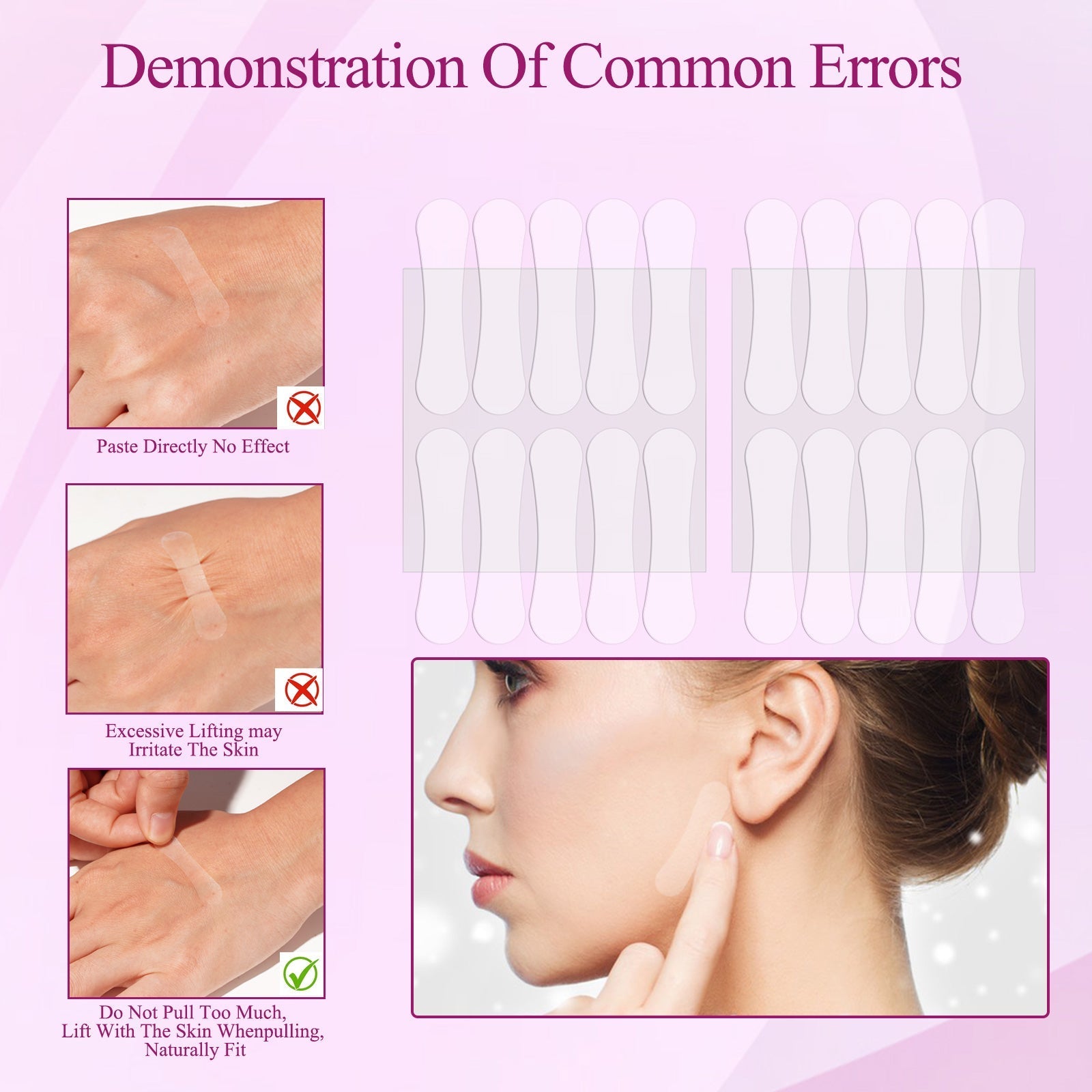 InvisiLift™ - Face Lifting Tape