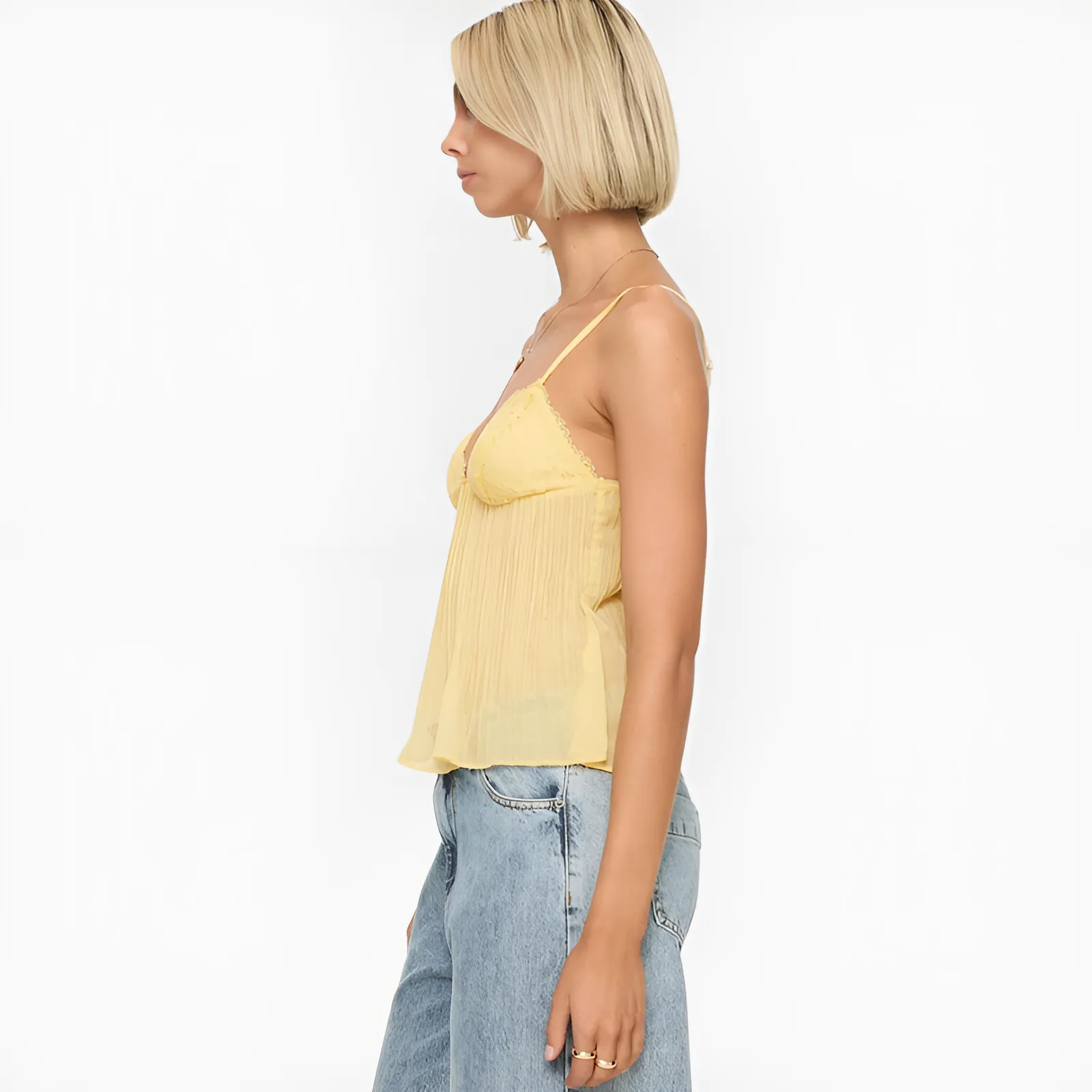 Veloura Pleat Cami
