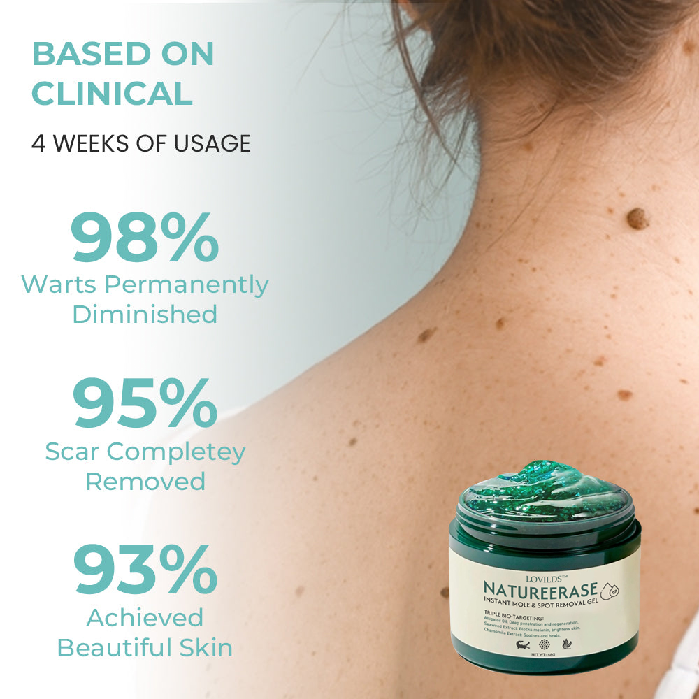 â
Official Store: LOVILDS⢠NatureErase Instant Alligator Oil Mole & Spot Removal Gel
