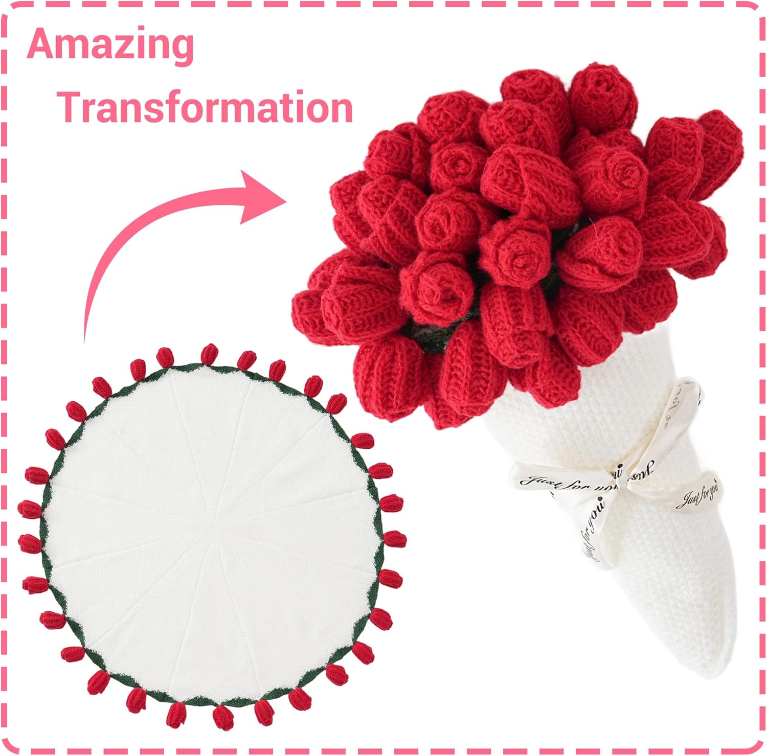 The Valentine Flower Bouquet Blanket