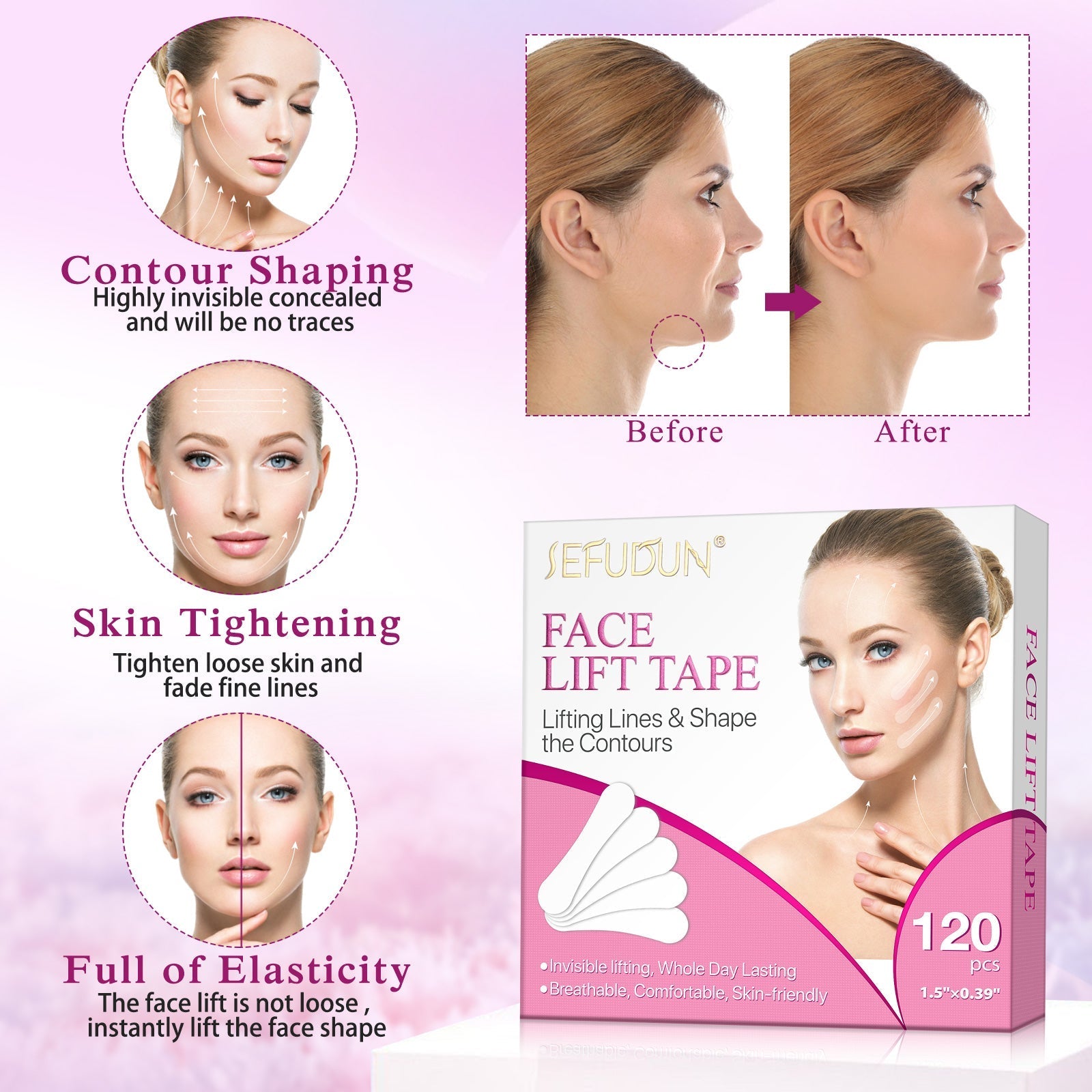 InvisiLift™ - Face Lifting Tape