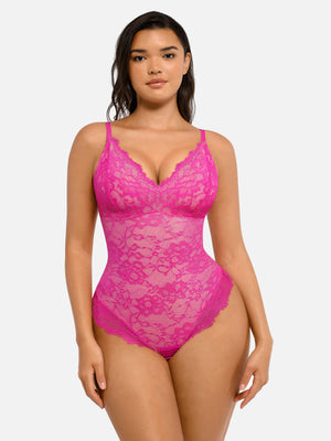 AllureLace⢠Tummy-Control Thong Bodysuit