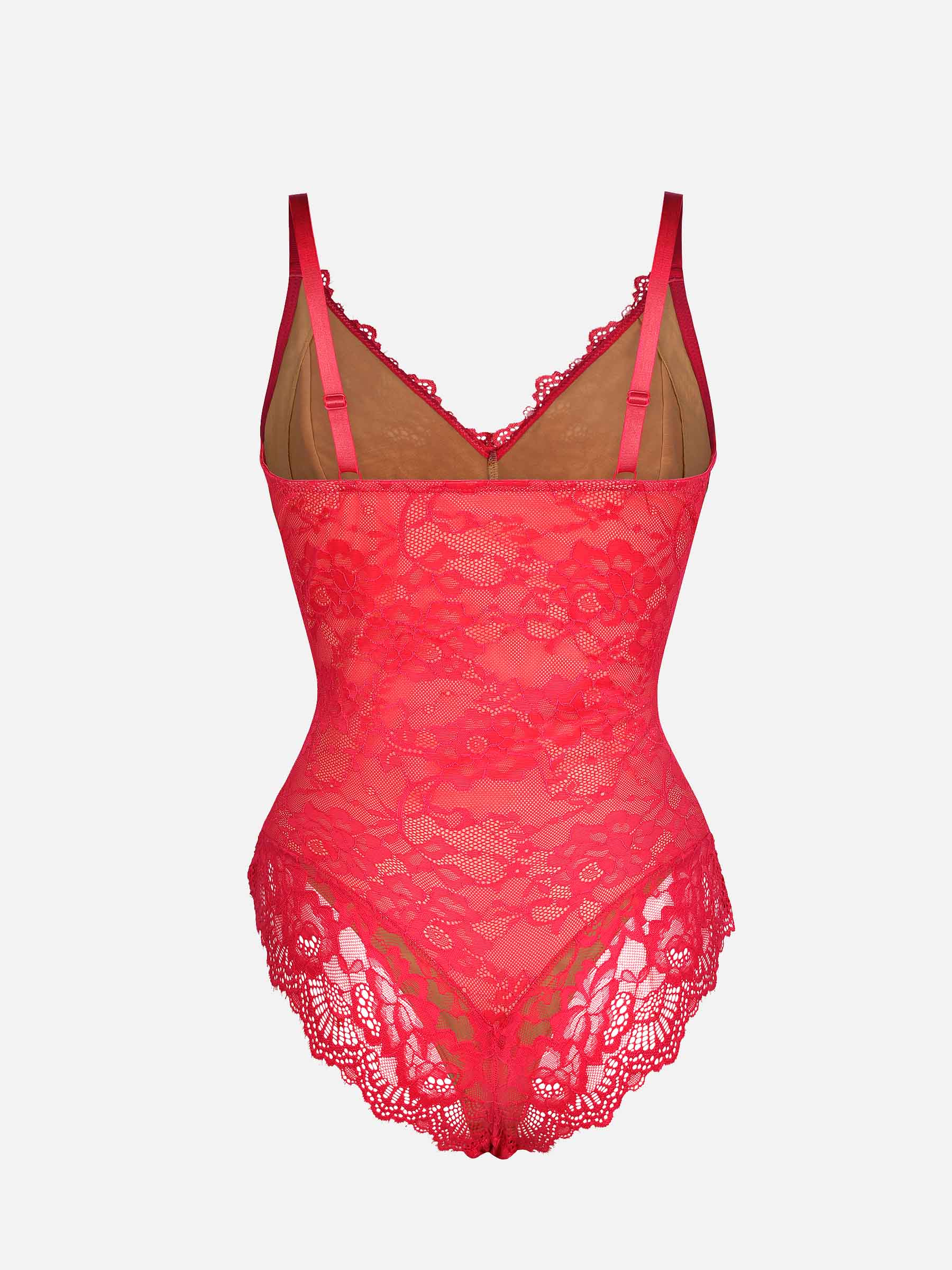 AllureLace⢠Tummy-Control Thong Bodysuit