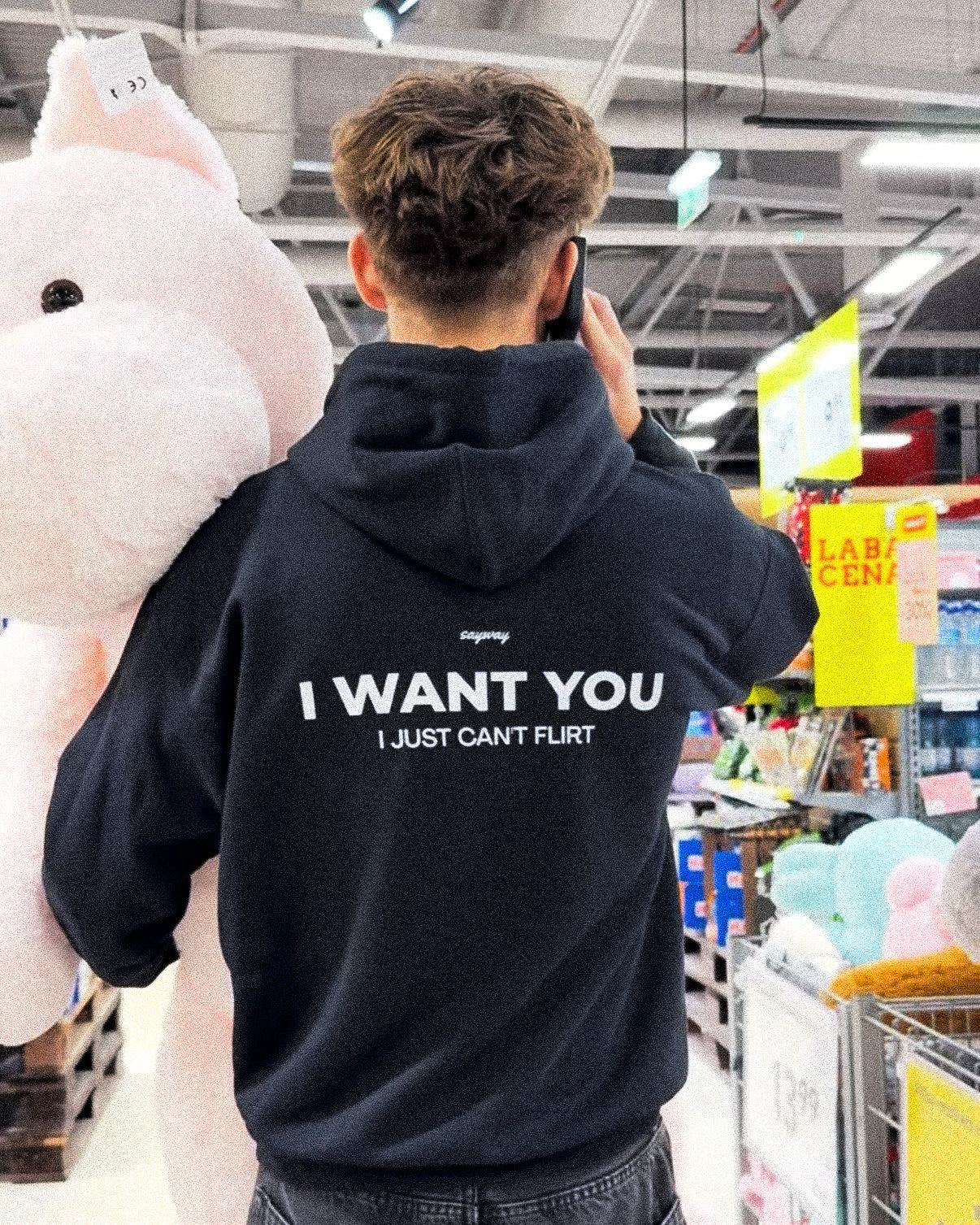 I Just Can't Flirt Hoodie