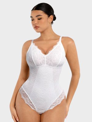 AllureLace⢠Tummy-Control Thong Bodysuit