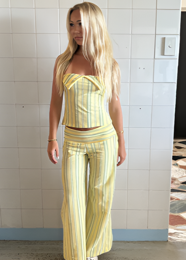 The Sophie Striped Two Piece