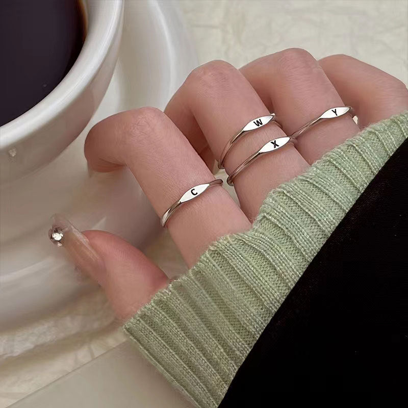 Initia™ Letter Ring