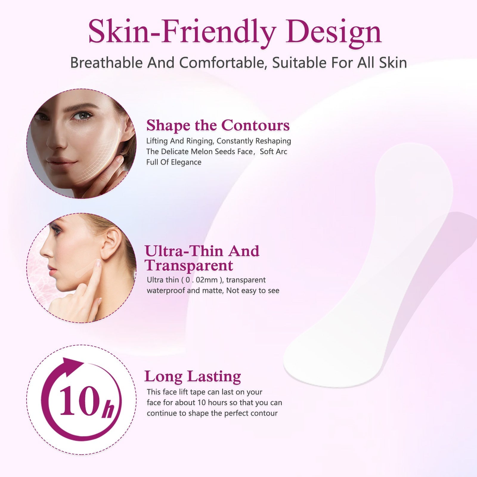 InvisiLift™ - Face Lifting Tape