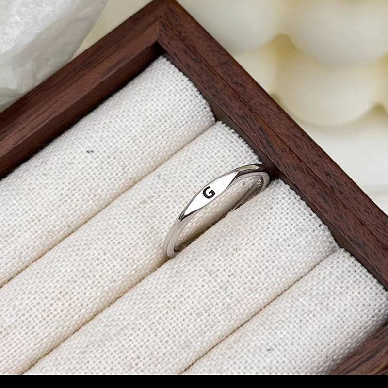 Initia™ Letter Ring