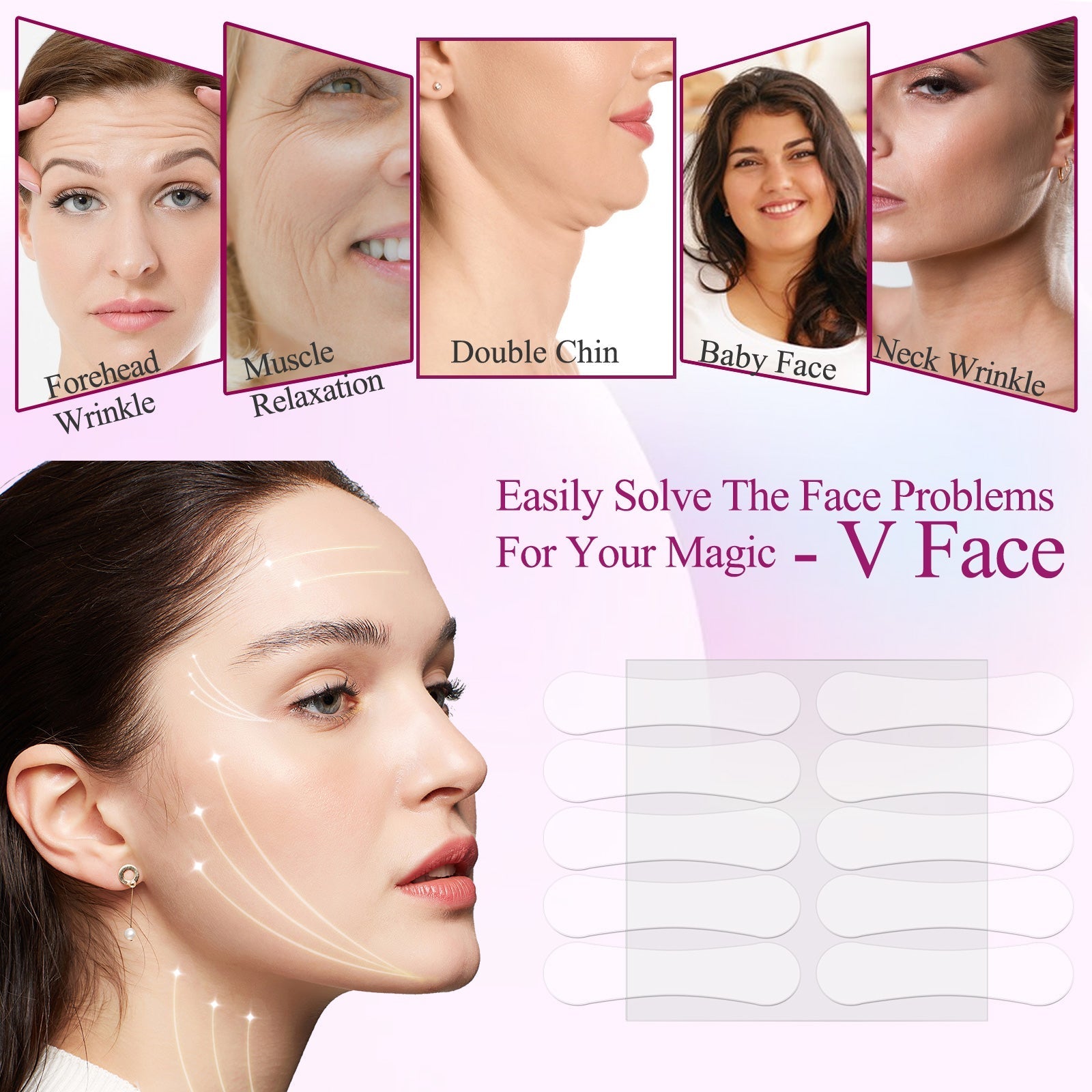 InvisiLift™ - Face Lifting Tape