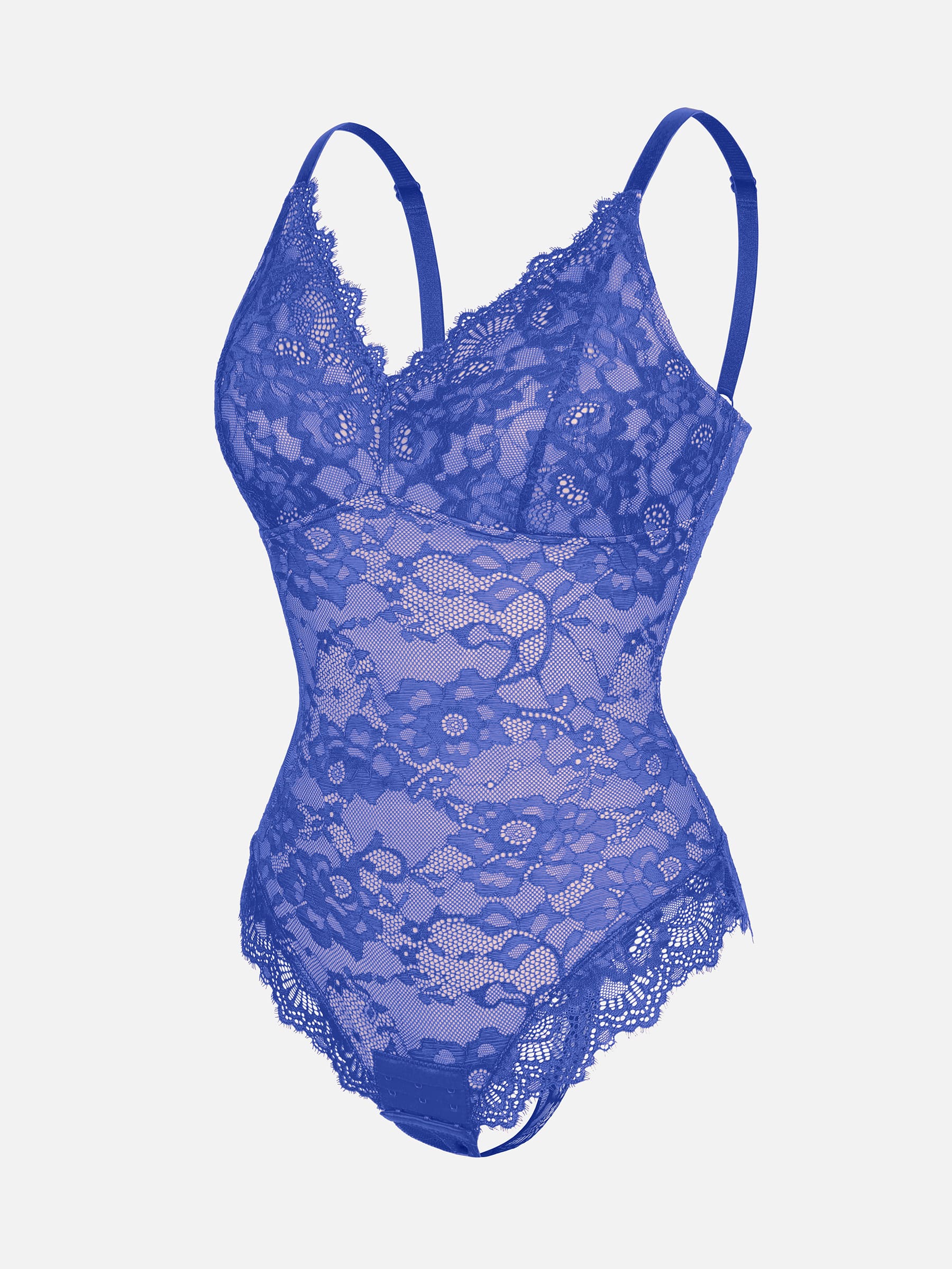 AllureLace™ Tummy-Control Thong Bodysuit