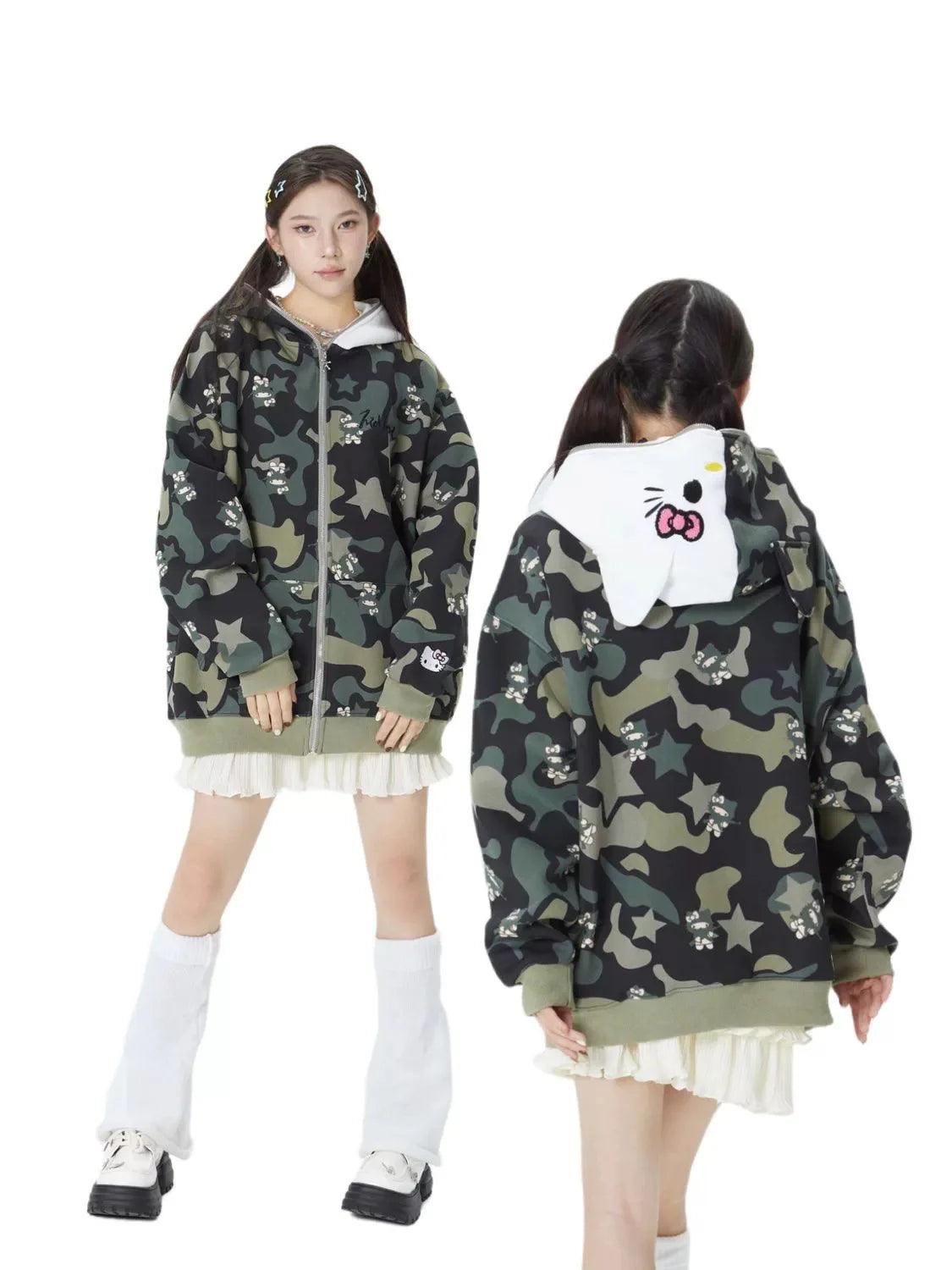 KittyCamo™ Zip Hoodie