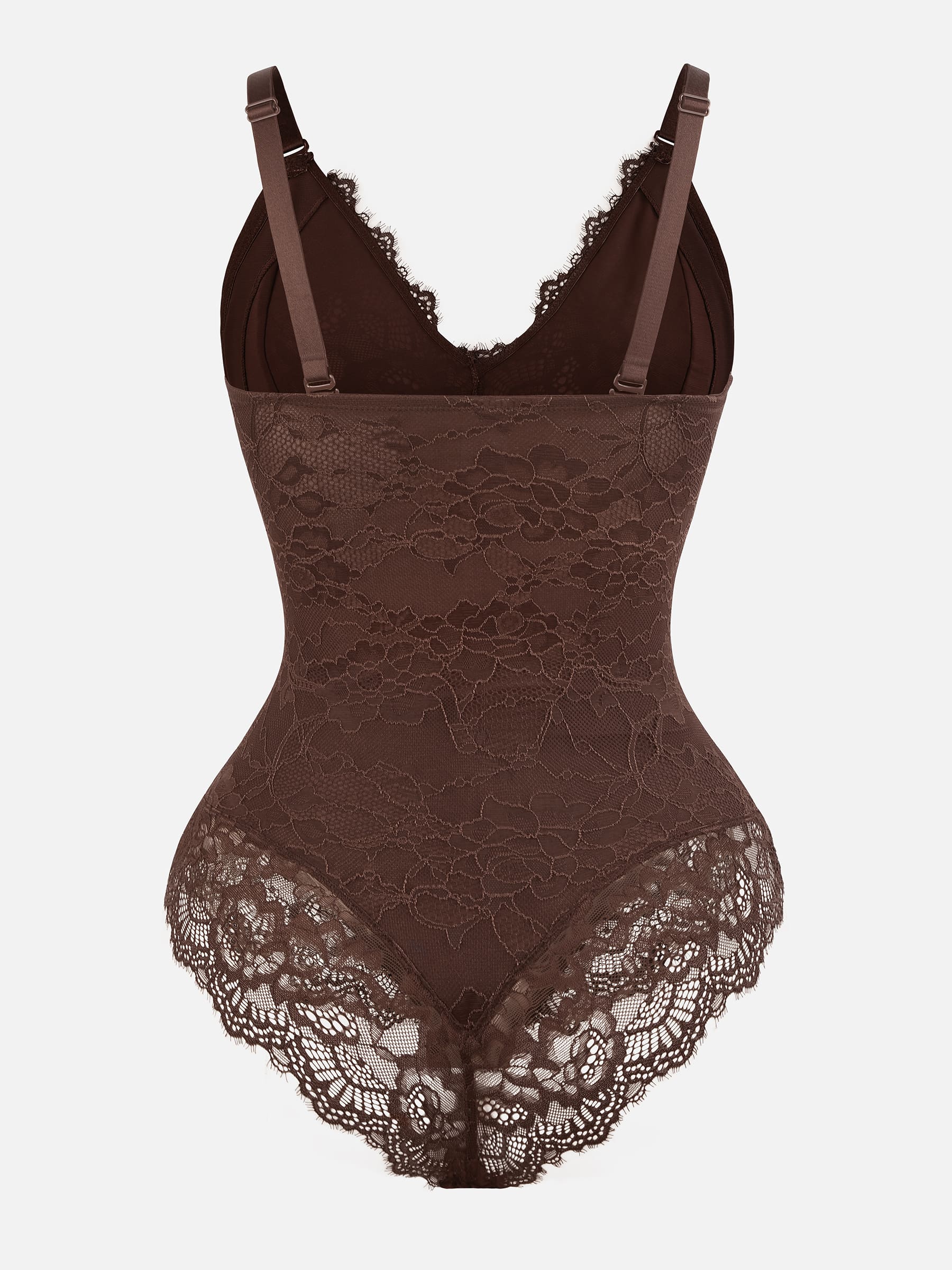 AllureLace™ Tummy-Control Thong Bodysuit