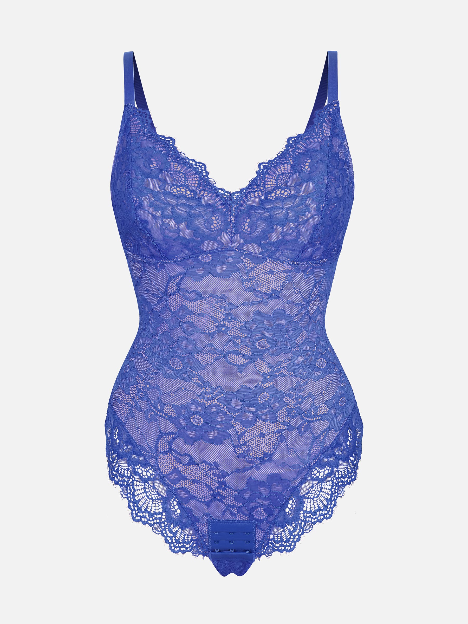 AllureLace™ Tummy-Control Thong Bodysuit