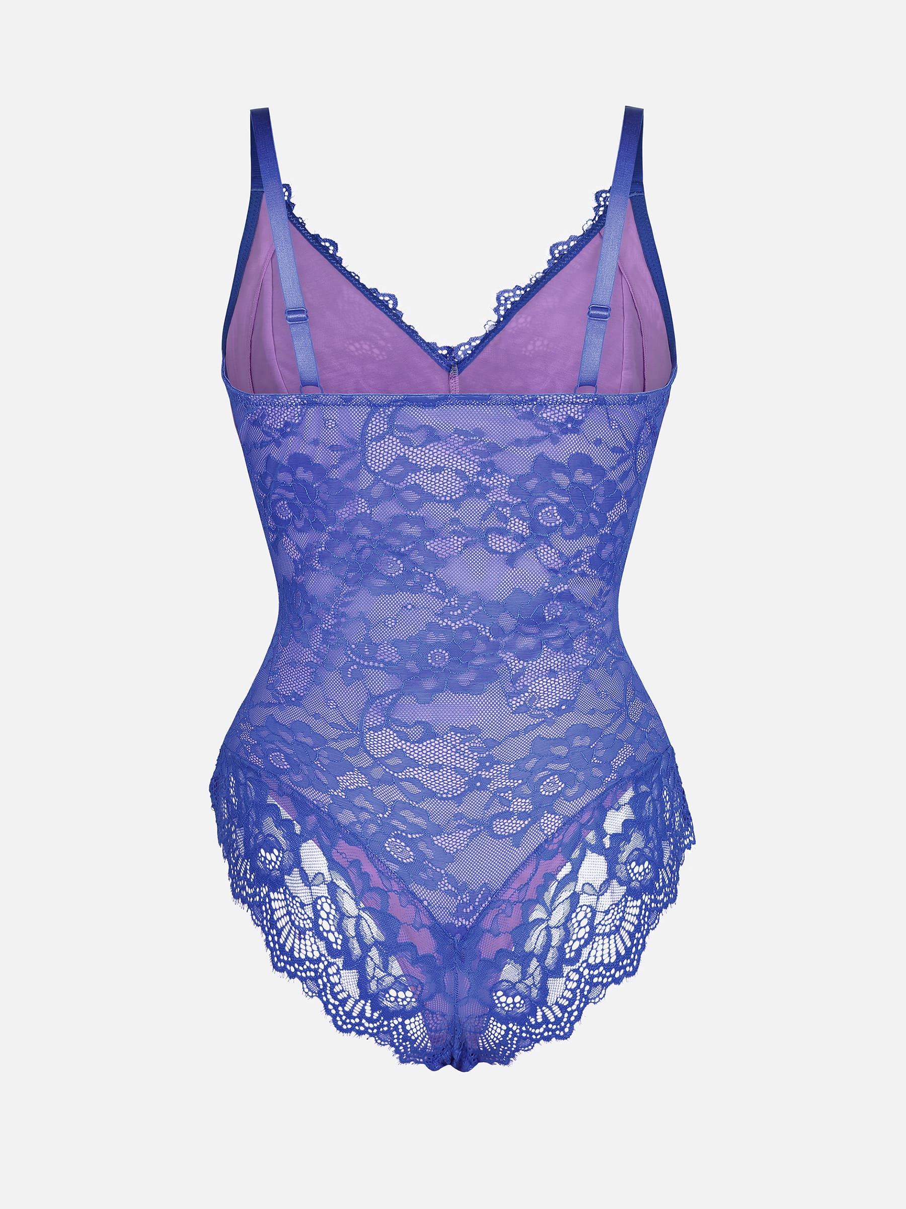 AllureLace™ Tummy-Control Thong Bodysuit