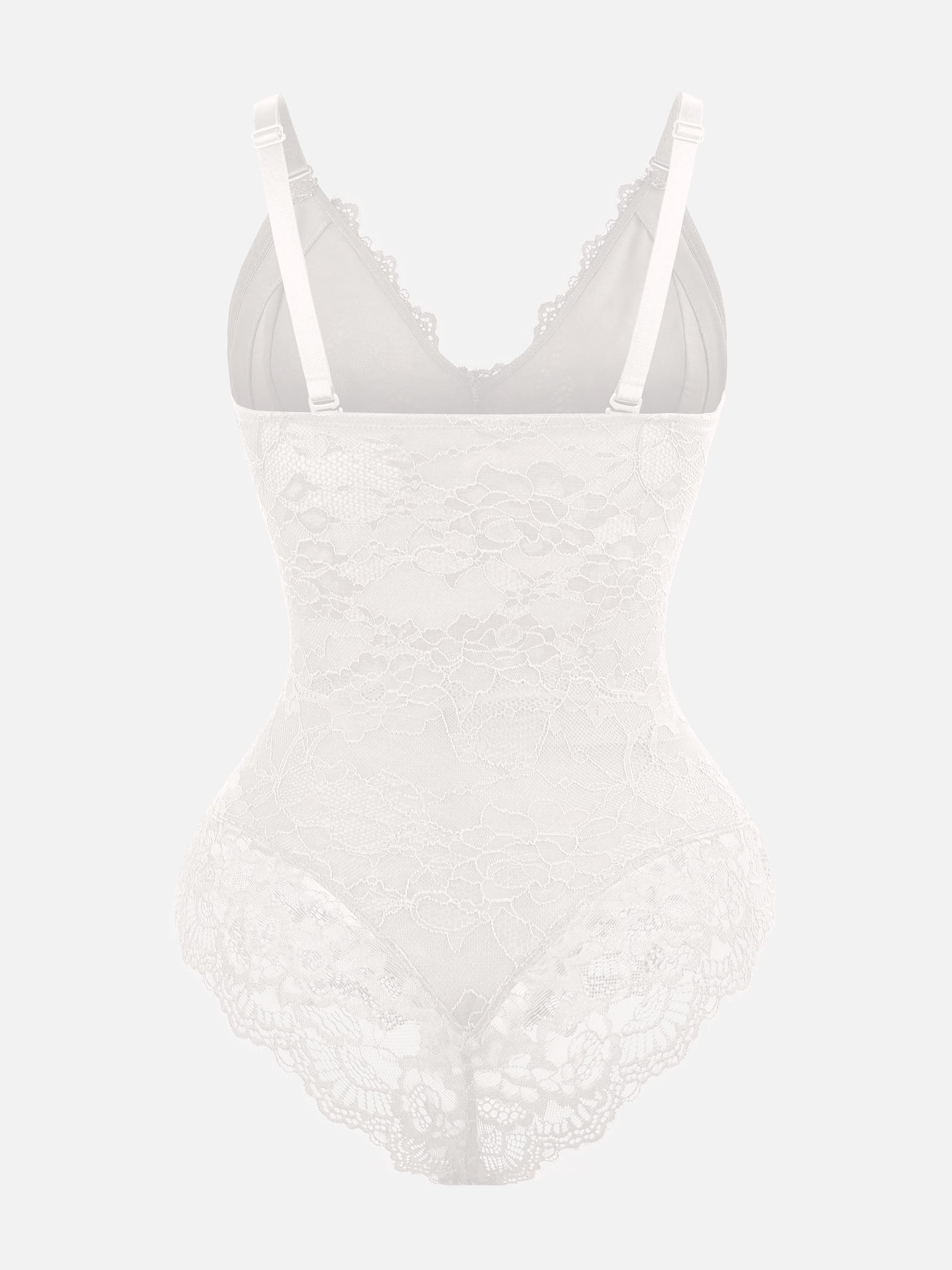 AllureLace™ Tummy-Control Thong Bodysuit
