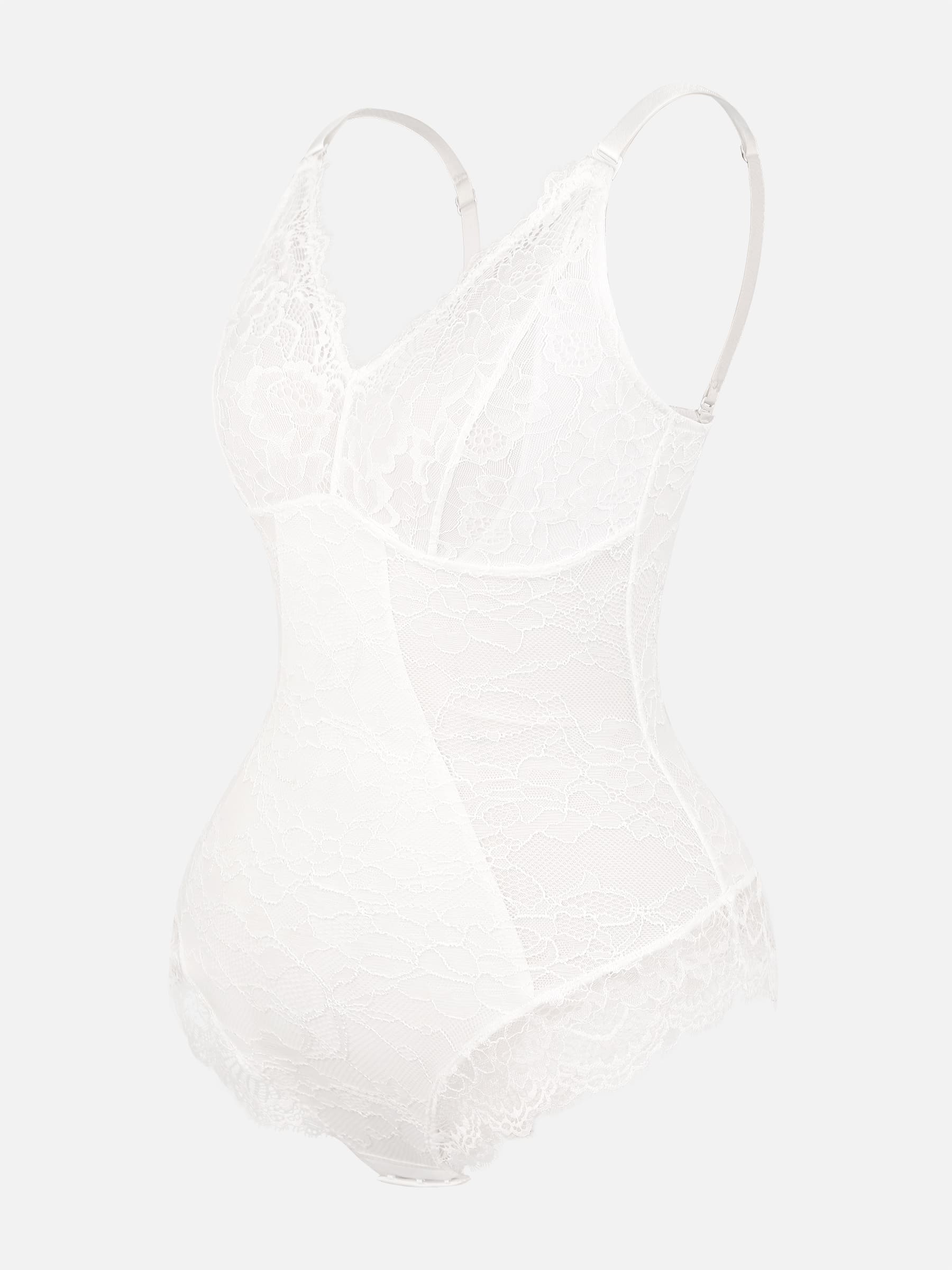 AllureLace™ Tummy-Control Thong Bodysuit