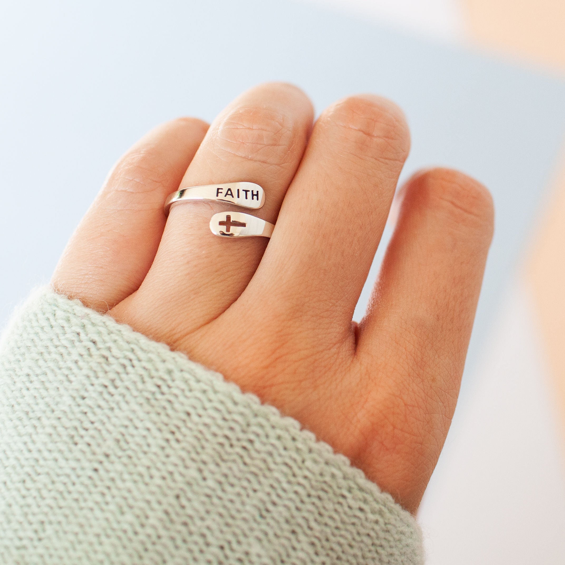 FaithAura™ - Cross Ring