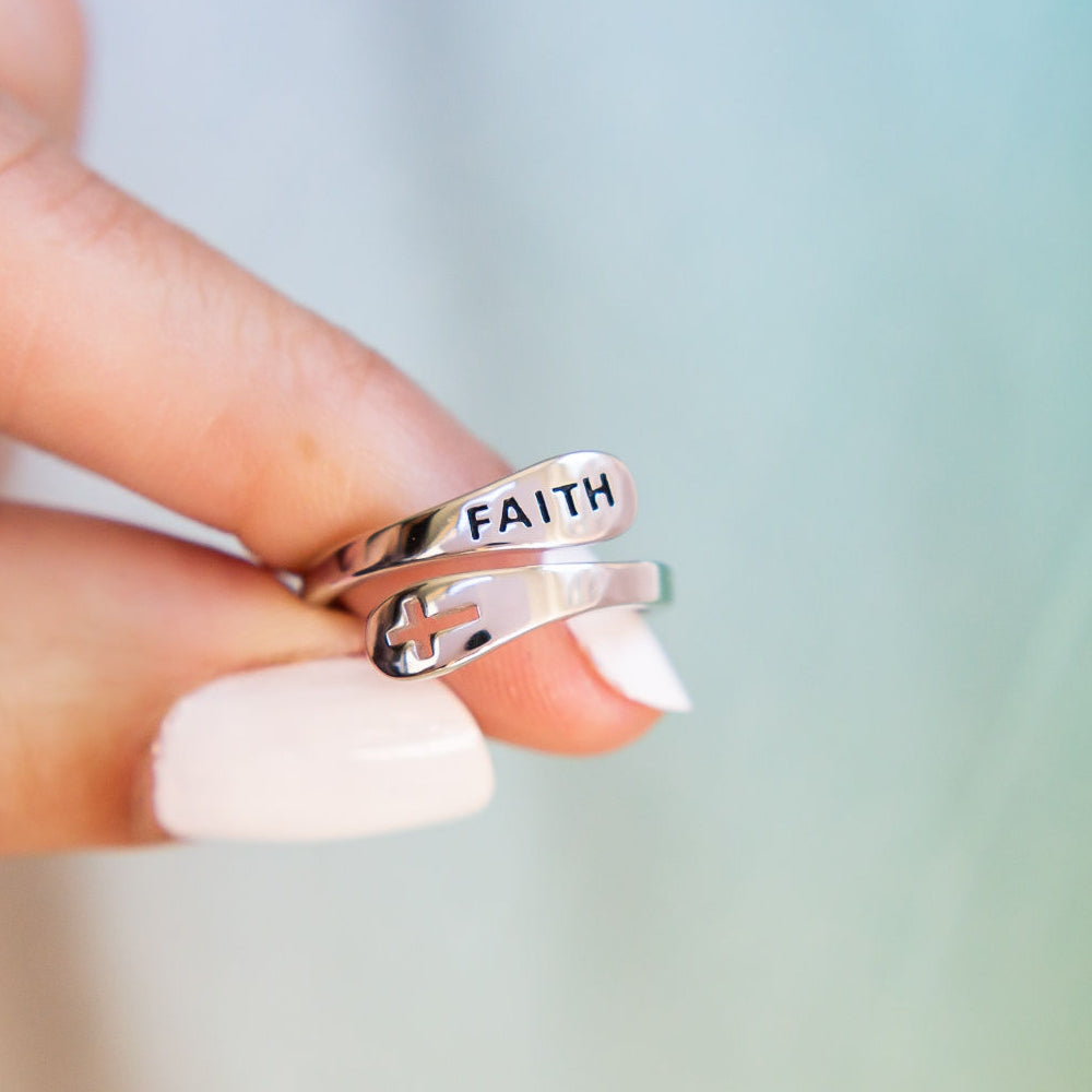 FaithAura™ - Cross Ring