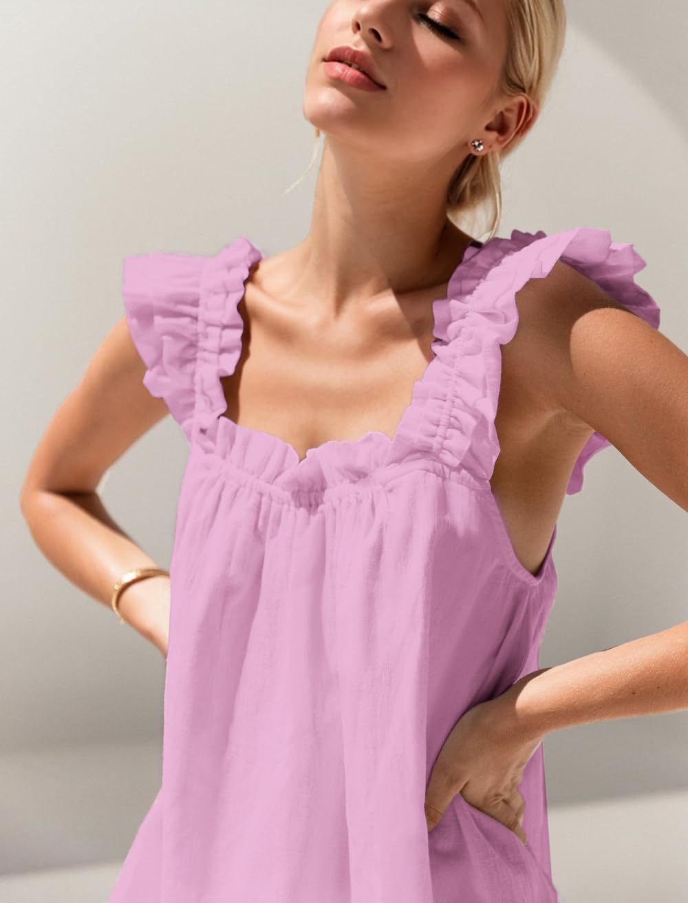 FlutterRuffle™ Flowy Cami & Shorts Se