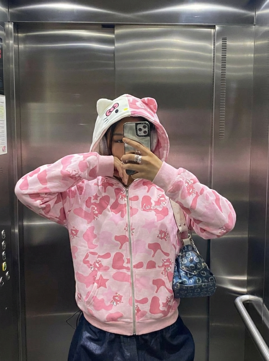 KittyCamo™ Zip Hoodie