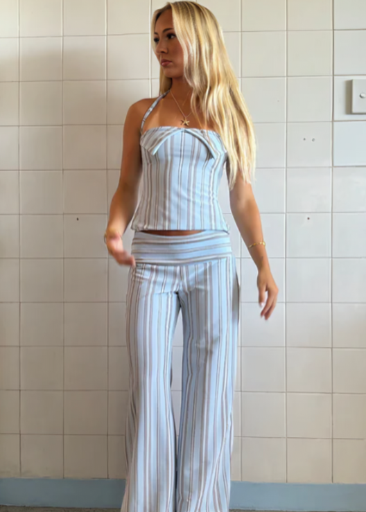 The Sophie Striped Two Piece